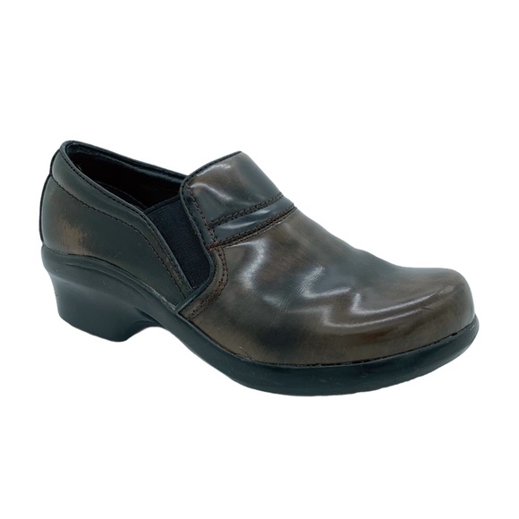 Ariat Sutter Baker Brown Leather Non Slip Clogs - Picture 3 of 13